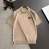 High-Quality Hermès 2025 Spring/Summer New Men's Collared Short-Sleeve T-Shirt