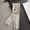 Hermes 2025 Spring/Summer New Elastic Waist Casual Pants, Lightweight Custom Fabric from Boutique, Breathable and Highly Comfortable, Exquisite Details, Brand-Inspired Design Concept Reflecting High Quality, Soft and Delicate Touch, Leisure Cut with Excellent Fit