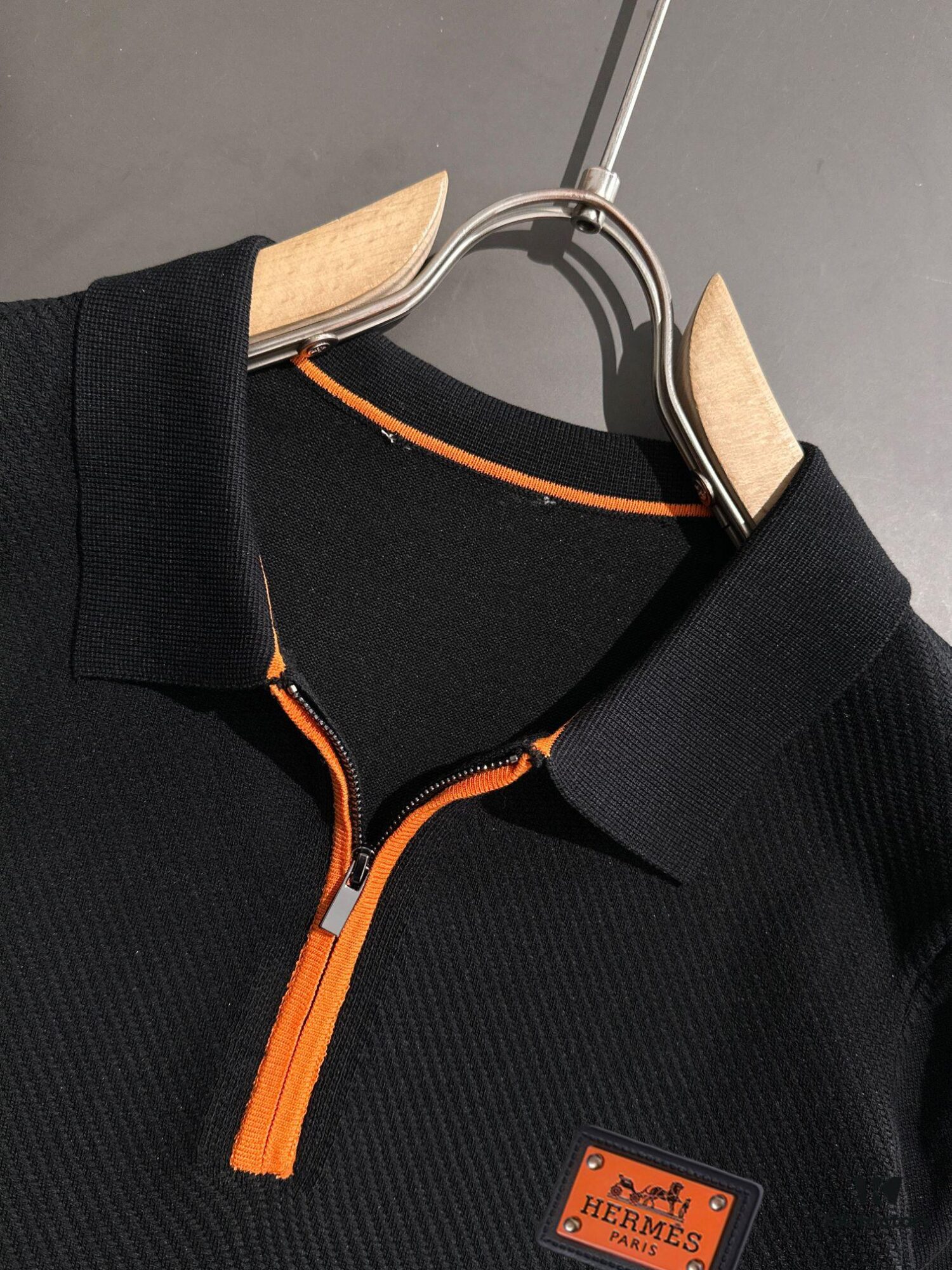 High-Quality Hermès 2025 Spring/Summer New Men's Collared Short-Sleeve T-Shirt