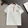 High-Quality Hermès 2025 Spring/Summer New Men's Collared Short-Sleeve T-Shirt