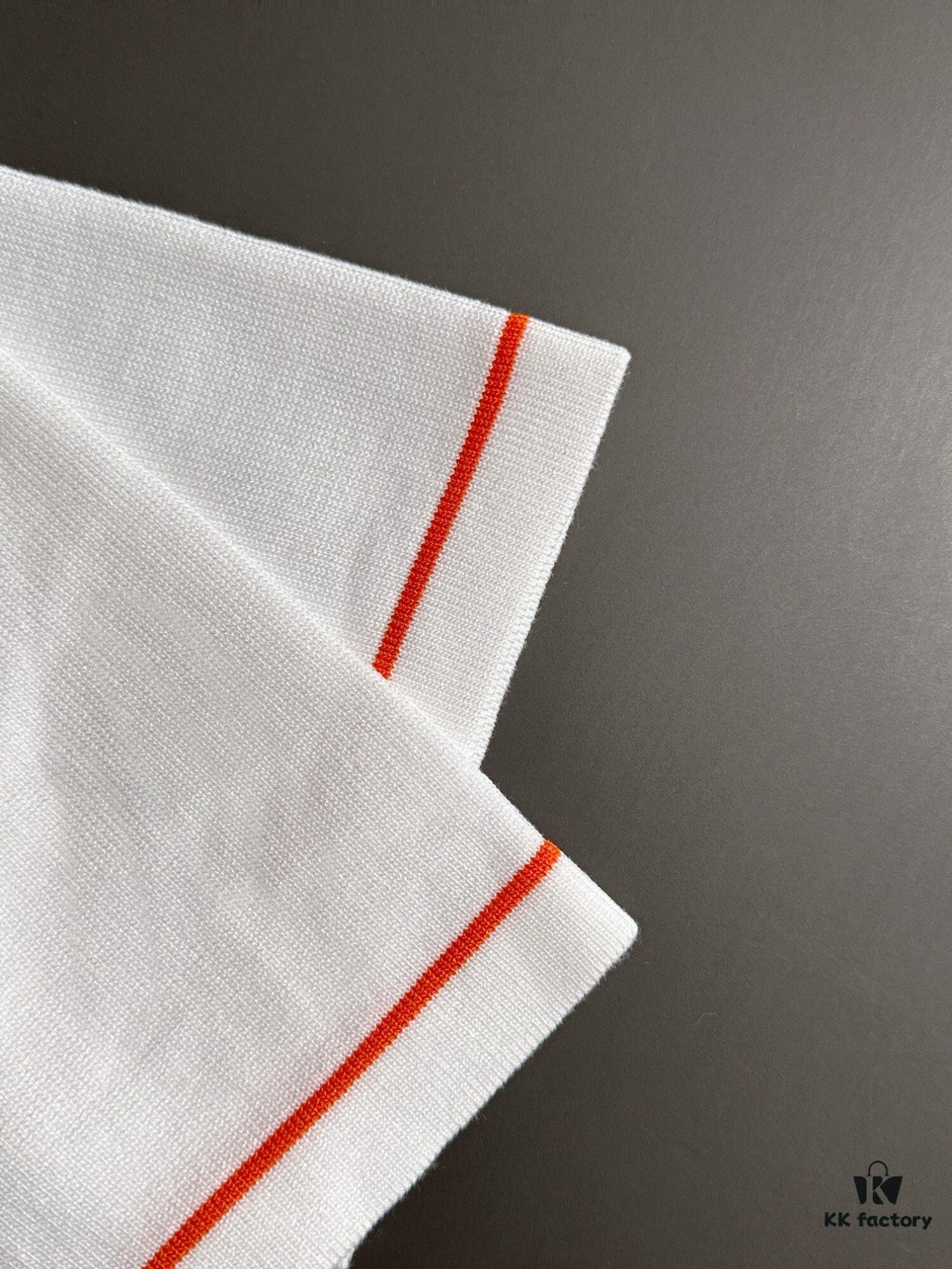 High-Quality Hermès 2025 Spring/Summer New Men's Collared Short-Sleeve T-Shirt