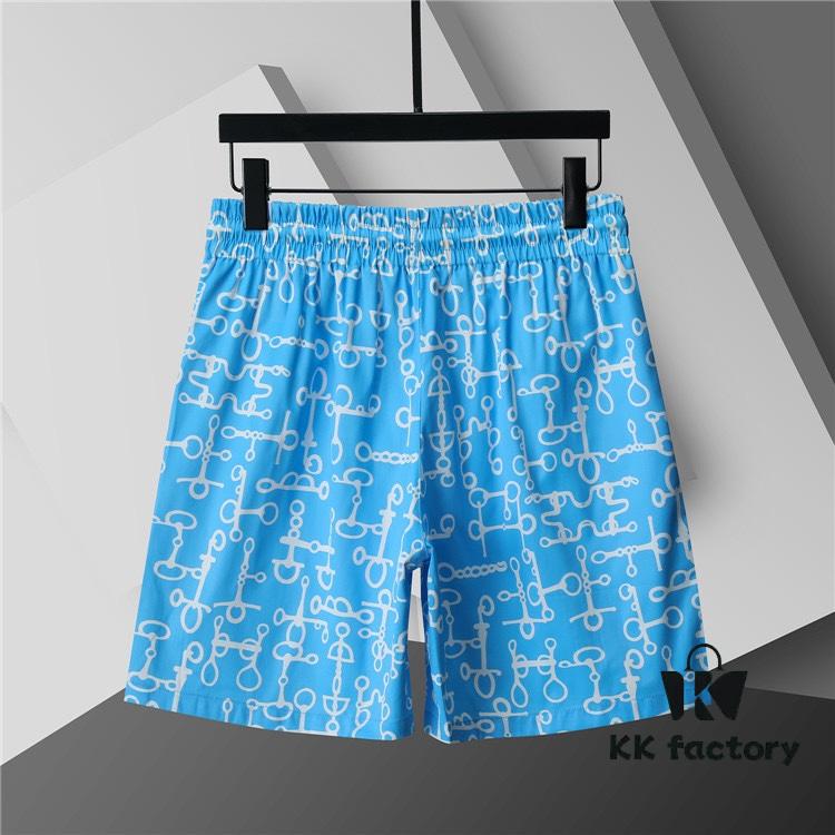 2025 Spring and Summer New Arrival T-Shirt, Men's Crew Neck Classic Logo Beach Shorts Made from Imported Custom Fabric, High-End Quality Exuding Luxury