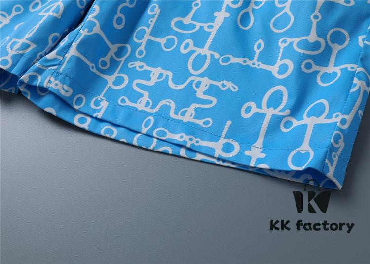 2025 Spring and Summer New Arrival T-Shirt, Men's Crew Neck Classic Logo Beach Shorts Made from Imported Custom Fabric, High-End Quality Exuding Luxury