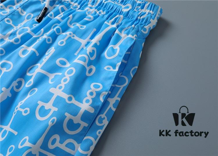 2025 Spring and Summer New Arrival T-Shirt, Men's Crew Neck Classic Logo Beach Shorts Made from Imported Custom Fabric, High-End Quality Exuding Luxury