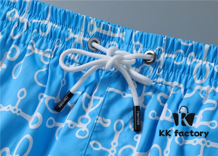 2025 Spring and Summer New Arrival T-Shirt, Men's Crew Neck Classic Logo Beach Shorts Made from Imported Custom Fabric, High-End Quality Exuding Luxury