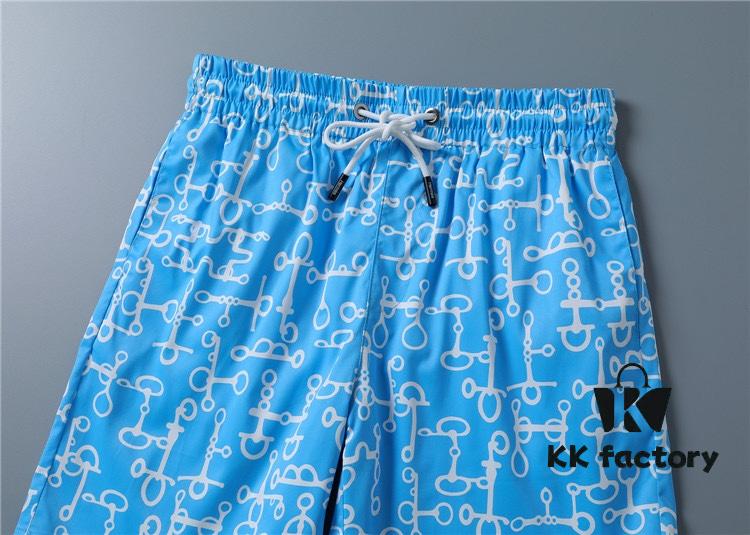 2025 Spring and Summer New Arrival T-Shirt, Men's Crew Neck Classic Logo Beach Shorts Made from Imported Custom Fabric, High-End Quality Exuding Luxury