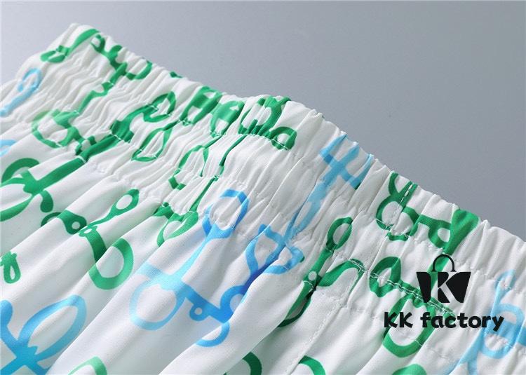 2025 Spring and Summer New Arrival T-Shirt. Men's Crew Neck Classic Logo Beach Shorts Made from Imported Custom Fabric, High-End Quality Exuding Luxury