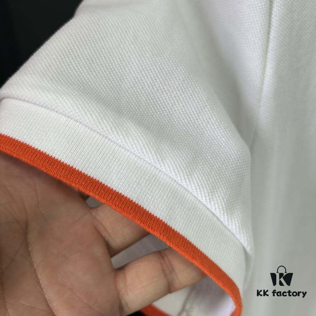 Hermes H Classic Polo Shirt, Precision Craftsmanship with Luxurious Feel, Large Embroidered Logo on Chest, Business-Casual Timeless Design, 100% Cotton Fabric, Imported Premium Cotton, Comfortable and Breathable, Complete Triple Labeling