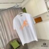 Hermes 2025 Spring/Summer New Arrival Personalized Logo Print Custom Fabric 300g Short Sleeve T-Shirt Unisex