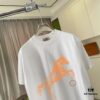 Hermes 2025 Spring/Summer New Arrival Personalized Logo Print Custom Fabric 300g Short Sleeve T-Shirt Unisex