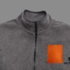 Hermes (Complete Three Labels) 2024 Autumn-Winter Men's Cardigan Crewneck Jacket, Imported Double-Sided Fleece Fabric from Germany