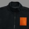 Hermes (Complete Three Labels) 2024 Autumn-Winter Men's Cardigan Turtleneck Jacket, Imported Double-Sided Fleece Fabric