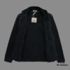 Hermès (Complete Three Labels) 2024 Autumn-Winter Men's Cardigan Turtleneck Jacket, Imported Double-Sided Fleece Fabric