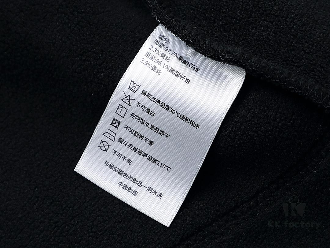 Hermès (Complete Three Labels) 2024 Autumn-Winter Men's Cardigan Crewneck Jacket, Imported Double-Sided Fleece Fabric from Germany