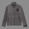 Hermes (Complete Three Labels) 2024 Autumn-Winter Men's Cardigan Turtleneck Jacket, Imported Double-Sided Fleece Fabric