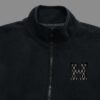 Hermes (Complete Three Labels) 2024 Autumn-Winter Men's Cardigan Turtleneck Jacket Premium Imported Double-Sided Fleece from Germany
