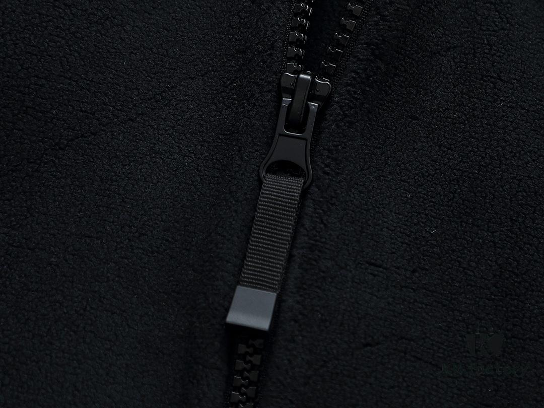 Hermes (Complete Three Labels) 2024 Autumn/Winter Men's Cardigan Turtleneck Jacket, Imported Double-Sided Fleece Fabric