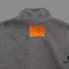 Hermes (Complete Three Labels) 2024 Autumn-Winter Men's Cardigan Turtleneck Jacket, Imported Double-Sided Fleece Fabric