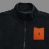 Hermes (Complete Three Labels) 2024 Autumn-Winter Men's Cardigan Crewneck Jacket, Imported Double-Sided Fleece Fabric from Germany