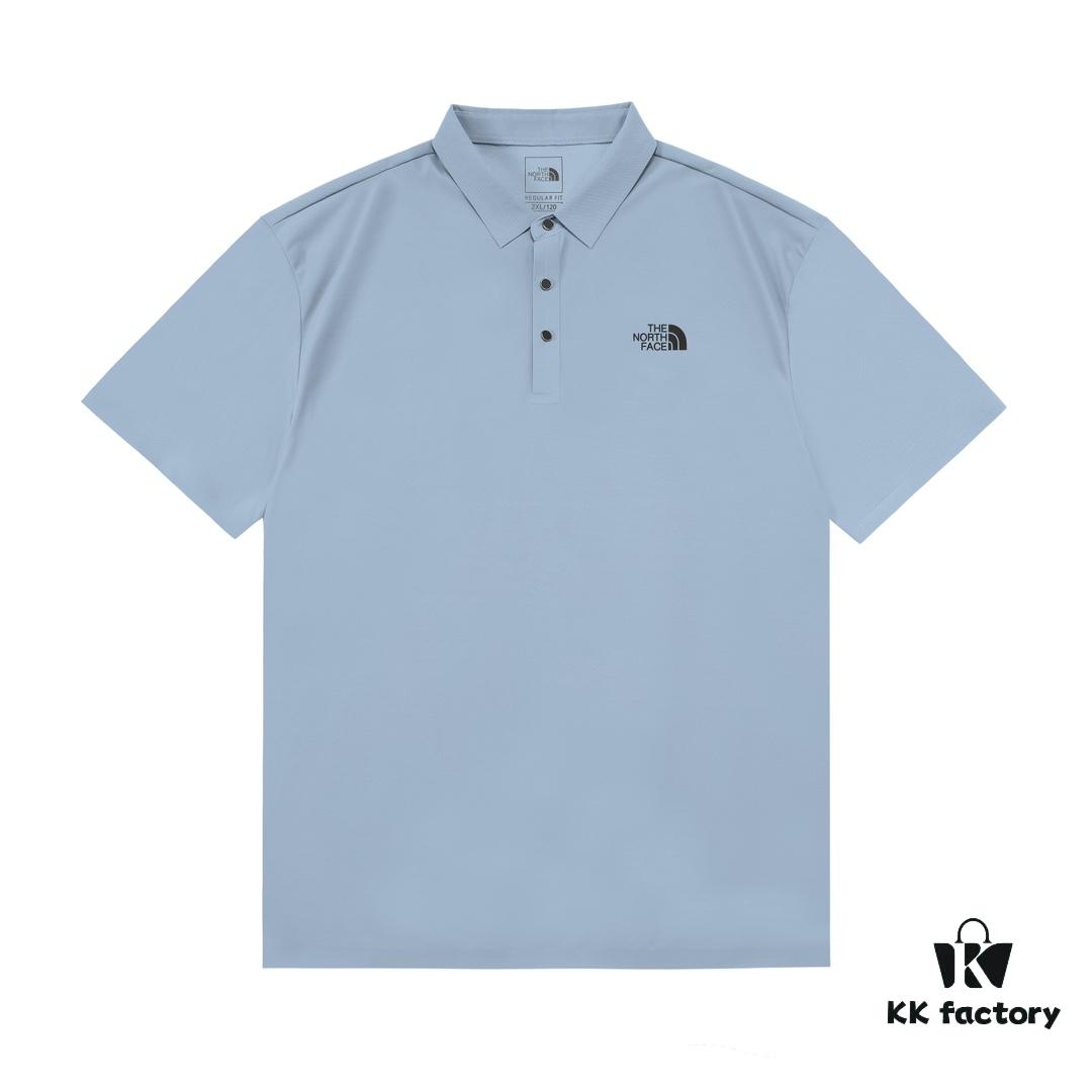 THE NORTH FACE 2025 New Arrival 3D Logo Sport Comfort Ice-Silk Lightweight Breathable Unisex Casual Polo Shirt