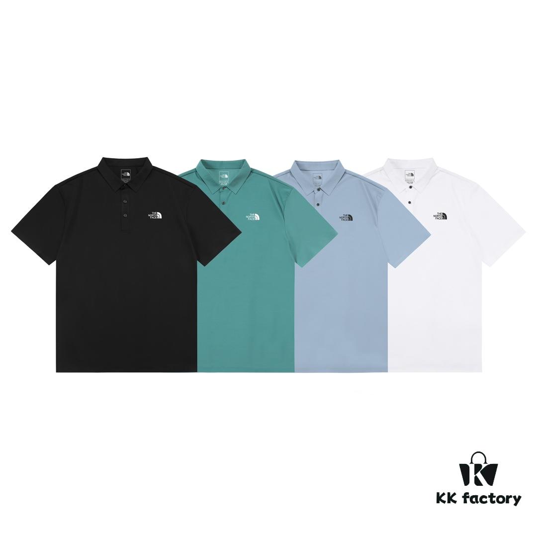 THE NORTH FACE 2025 New Arrival 3D Logo Sport Comfort Ice-Silk Lightweight Breathable Unisex Casual Polo Shirt