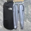 The North Face SS Collection Slim Fit Premium Logo Athletic Pants, 360g High-Quality Fabric, Minimalist Design, Factory Direct Export
