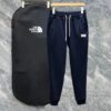 TheNorthFace SS Chic Slim-Fit Logo Sport Pants, Premium Export Quality, 360g High-Density Fabric, Universal Fit