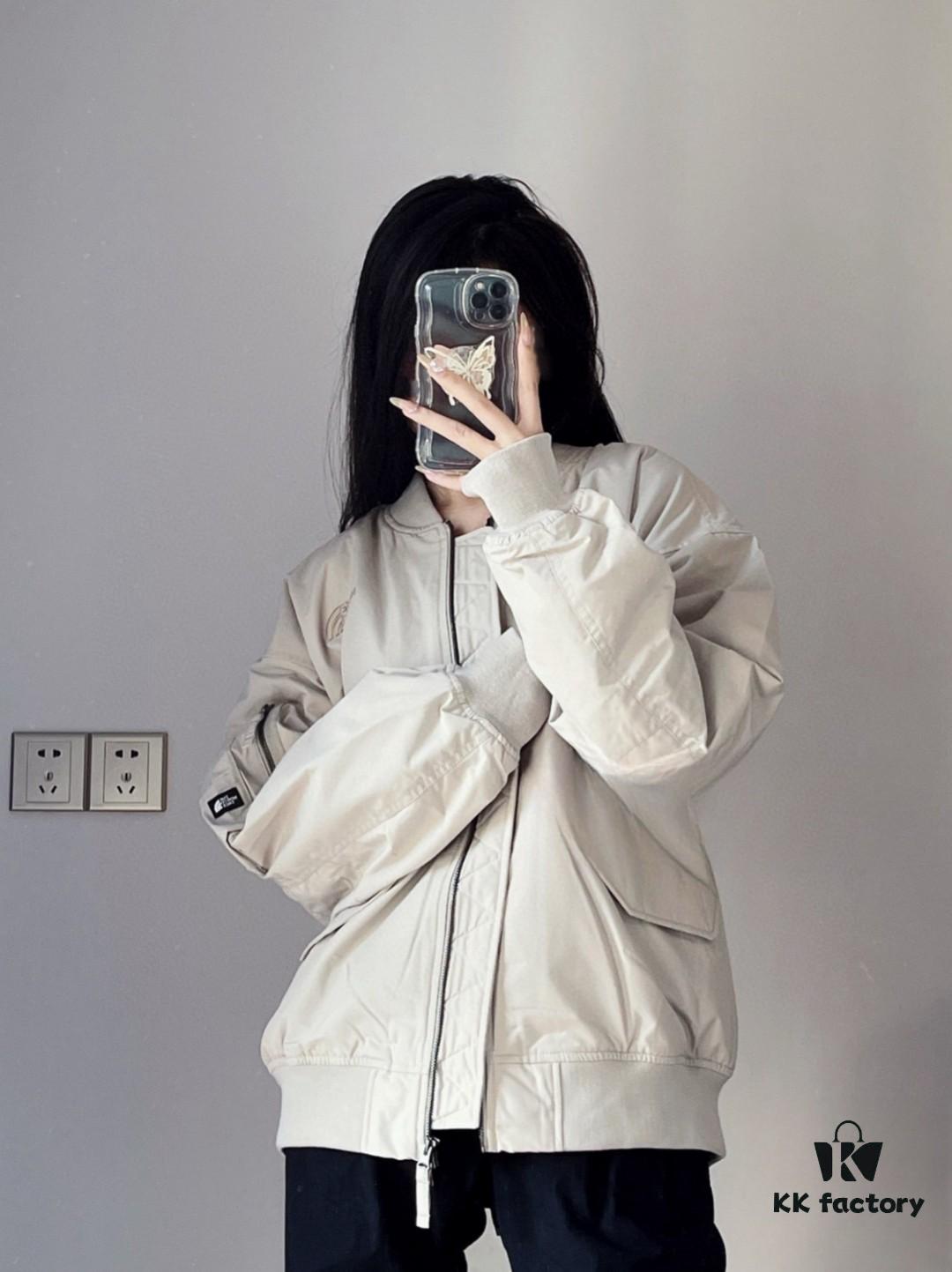 The North Face New Arrival Baseball Jacket Flight Jacket Unisex Casual Coat