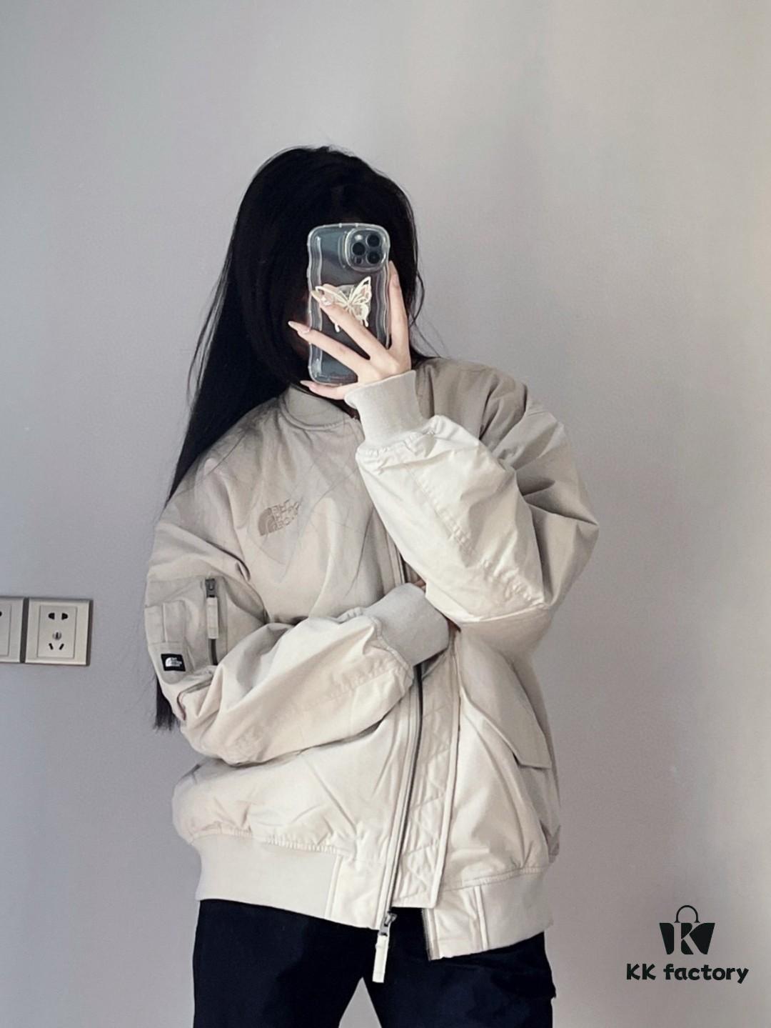 The North Face New Arrival Baseball Jacket Flight Jacket Unisex Casual Coat