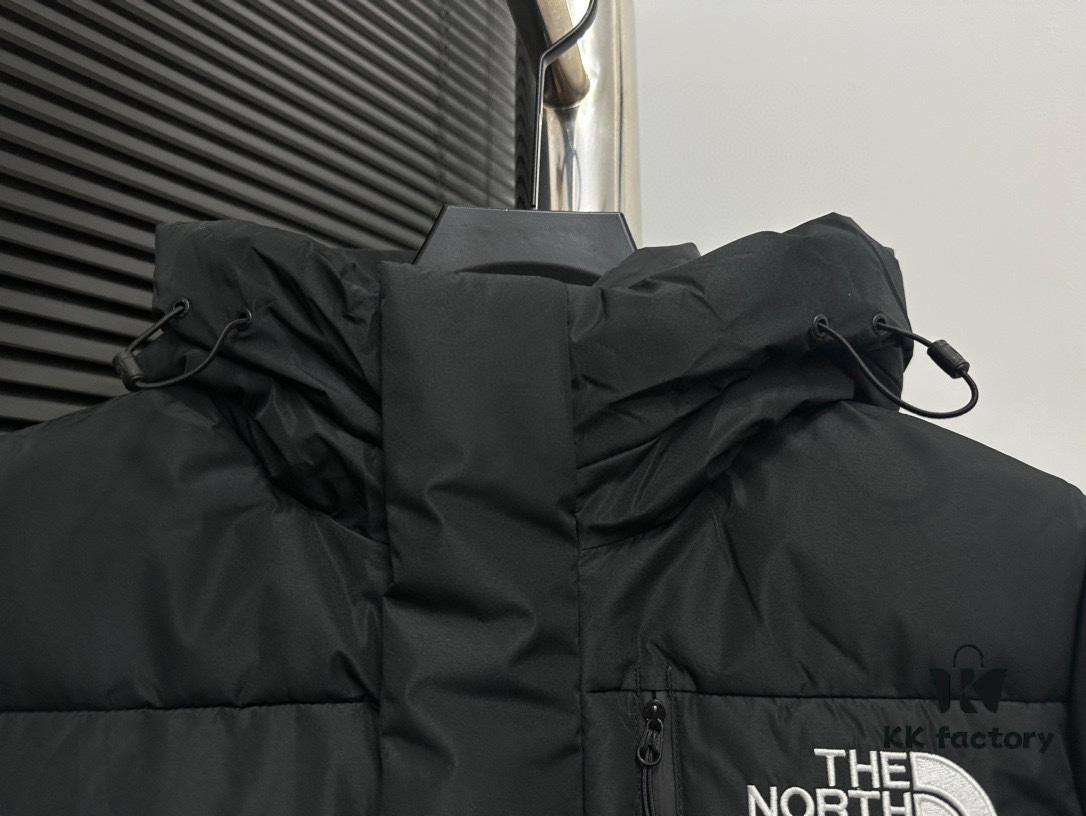 THE NORTH FACE NEVER STOP EXPLORING Series Long-Length Down Jacket - Unisex Workwear Style with Hood, Waterproof and Windproof Fabric, 800 Fill Power White Goose Down