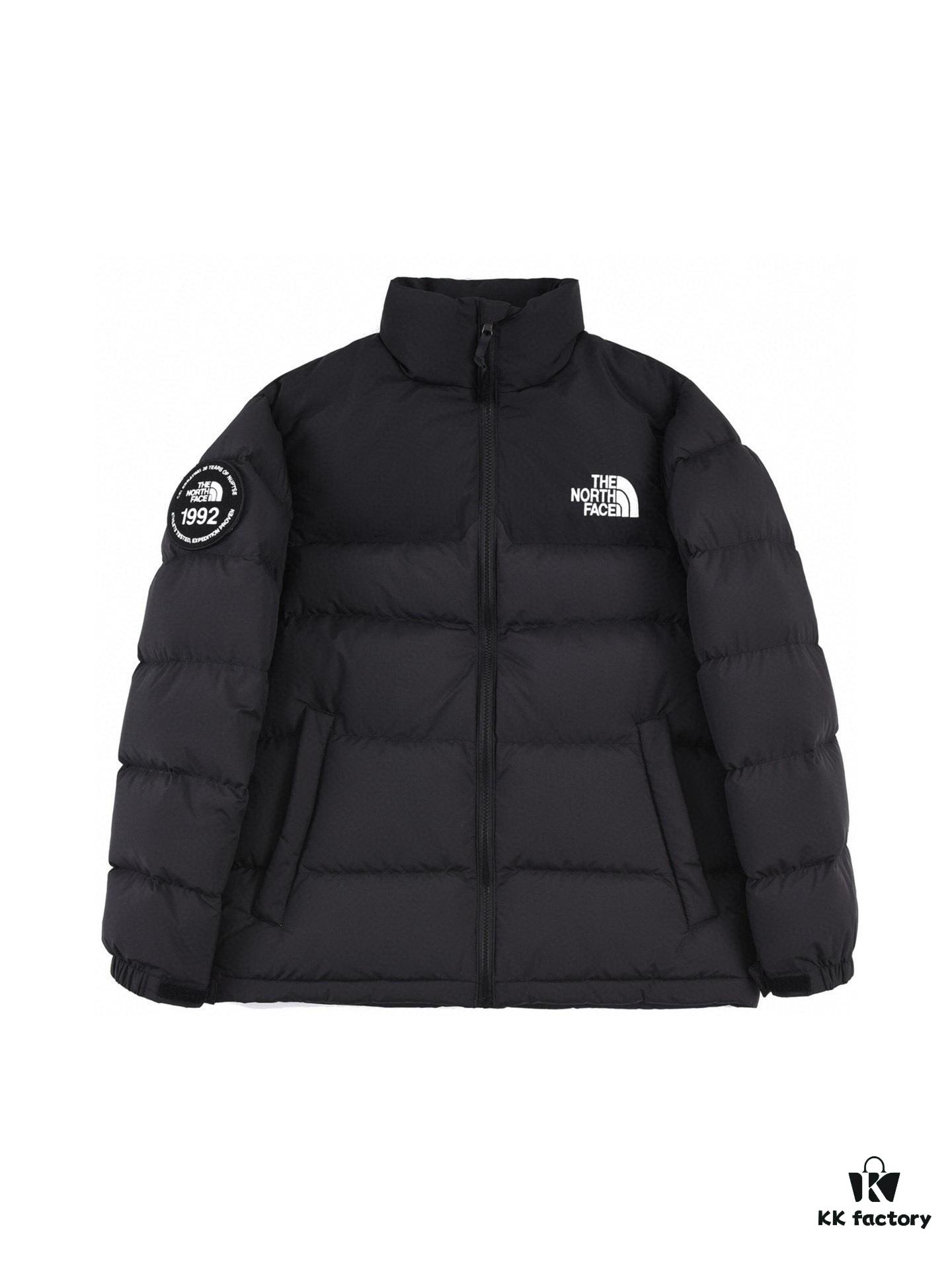 THE NORTH FACE 1992 Cloud Print Black Down Jacket - Unisex, NFC Chip Version, Premium Edition