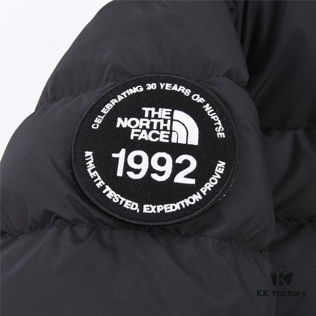 THE NORTH FACE 1992 Cloud Print Black Down Jacket - Unisex, NFC Chip Version, Premium Edition