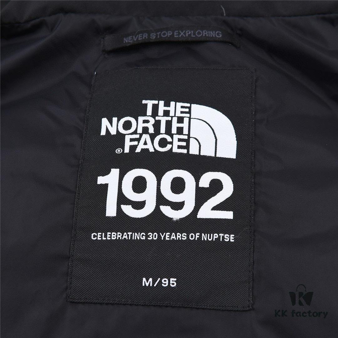 THE NORTH FACE 1992 Cloud Print Black Down Jacket - Unisex, NFC Chip Version, Premium Edition