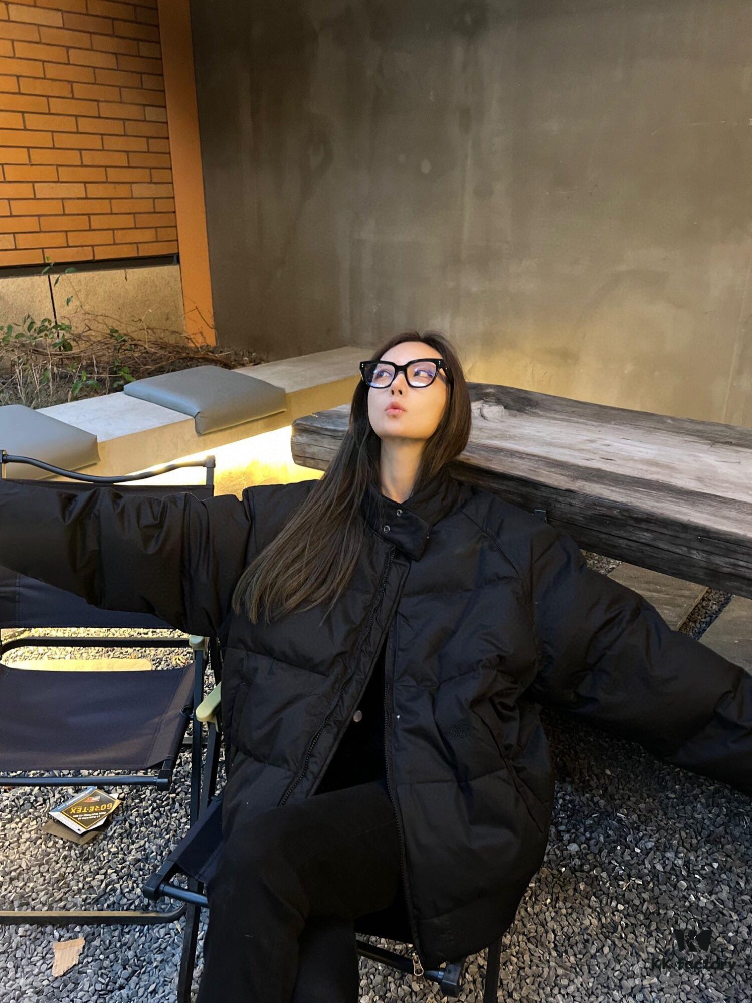 The North Face Purple Label Lightweight Twill Mountain Down Jacket - Electronic Feather Insulated Puffer