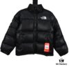 Supreme x The North Face 17FW Leather Nuptse Jacket - Premium Down Jacket with Genuine Leather
