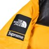Supreme x The North Face 17FW Leather Nuptse Jacket - Premium Down Puffer with Genuine Leather