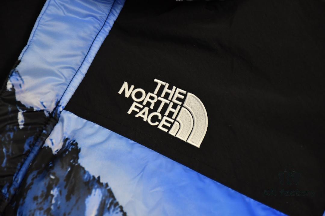 Supreme x THE NORTH FACE 17FW Mountain Baltoro Jacket - Snow Mountain Down Jacket, MAX/Top Version, Exclusive Online High-Quality ZP Player Designated Version