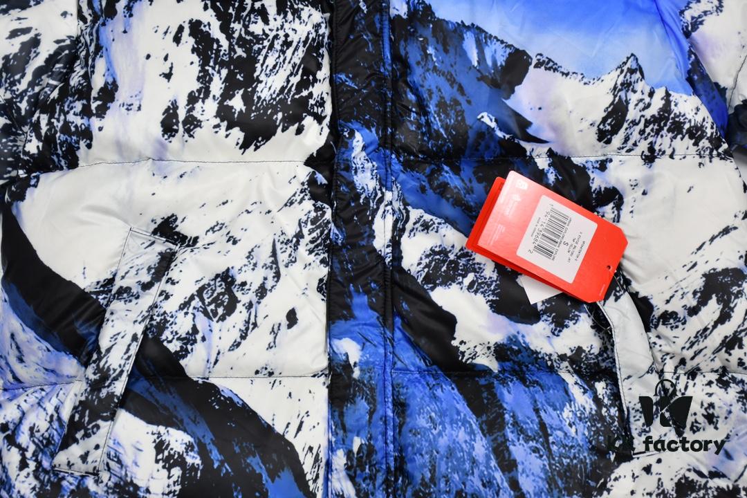 Supreme x THE NORTH FACE 17FW Mountain Baltoro Jacket - Snow Mountain Down Jacket, MAX/Top Version, Exclusive Online High-Quality ZP Player Designated Version