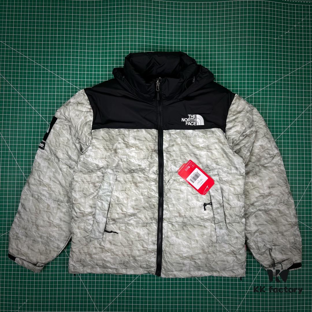 Supreme FW19 The North Face Paper Print Nuptse Jacket - Exclusive Quality Replica