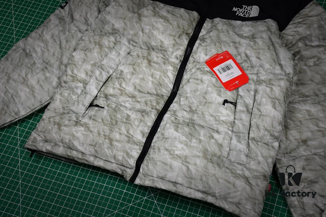 Supreme FW19 The North Face Paper Print Nuptse Jacket - Exclusive Quality Replica