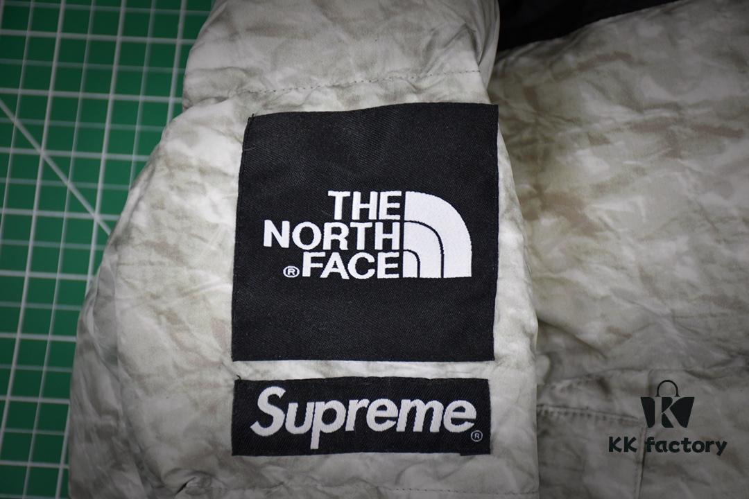 Supreme FW19 The North Face Paper Print Nuptse Jacket - Exclusive Quality Replica