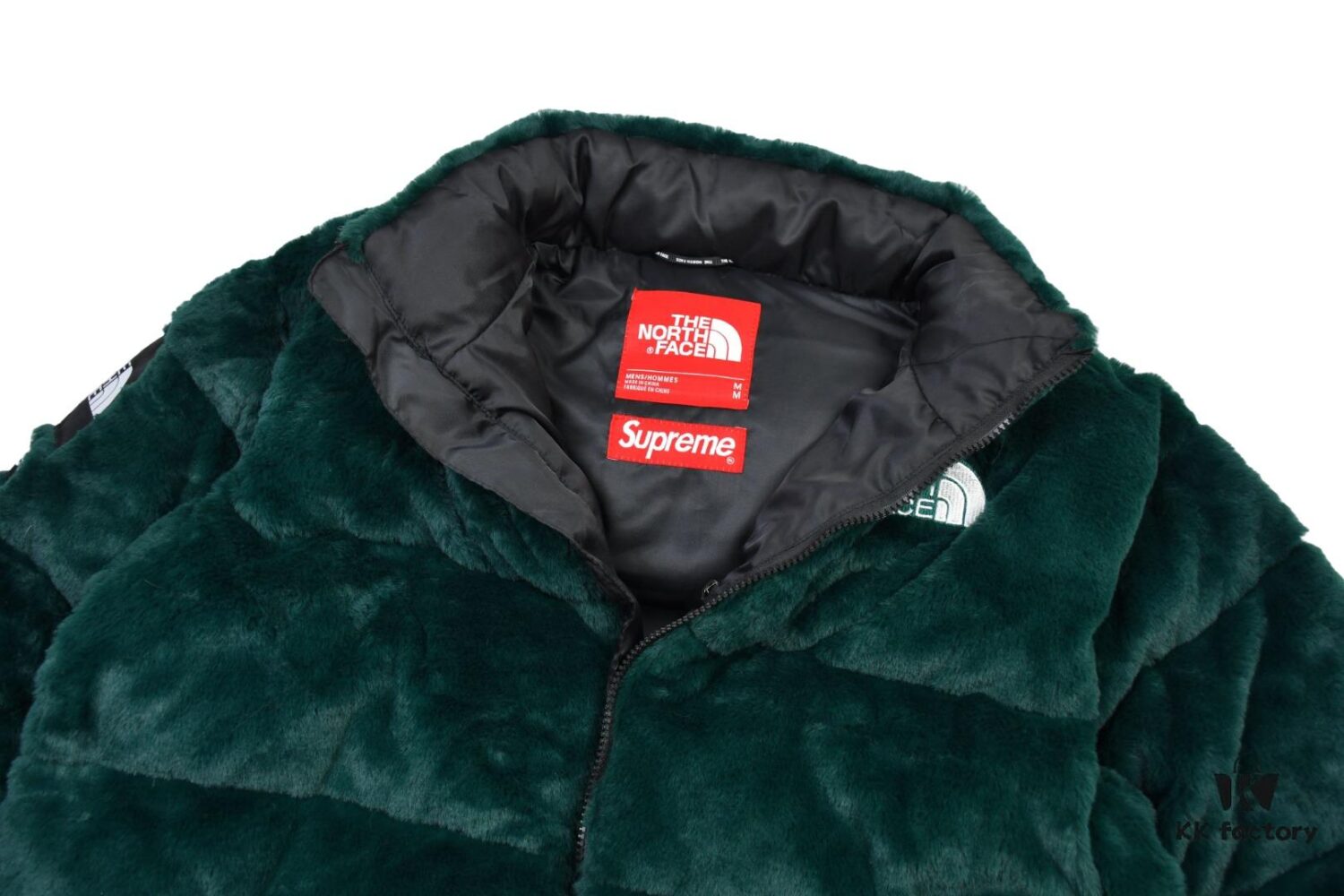 Supreme Week16 X The North Face Faux Fur Nuptse Coated Down Jacket