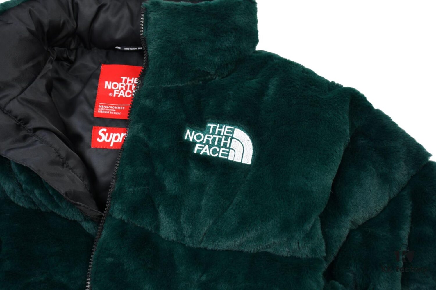Supreme Week16 X The North Face Faux Fur Nuptse Coated Down Jacket
