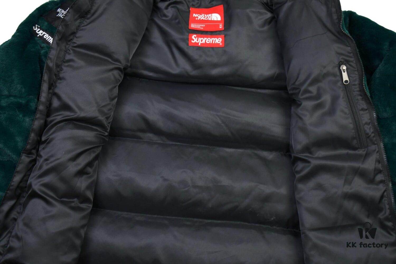 Supreme Week16 X The North Face Faux Fur Nuptse Coated Down Jacket