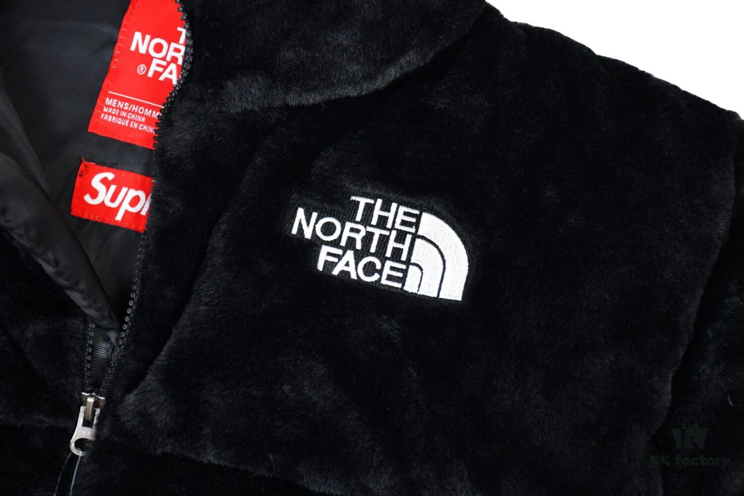 Supreme Week16 X The North Face Faux Fur Nuptse Collaborative Down Jacket