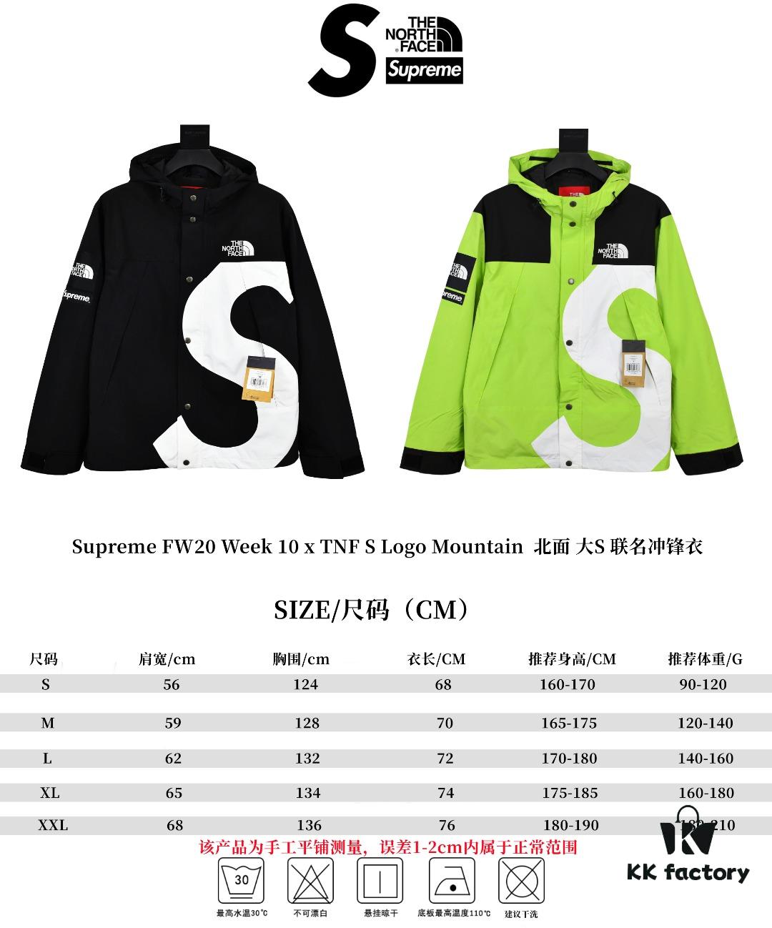 Supreme FW20 Week 10 x The North Face S Logo Mountain Jacket - MAX Premium Edition