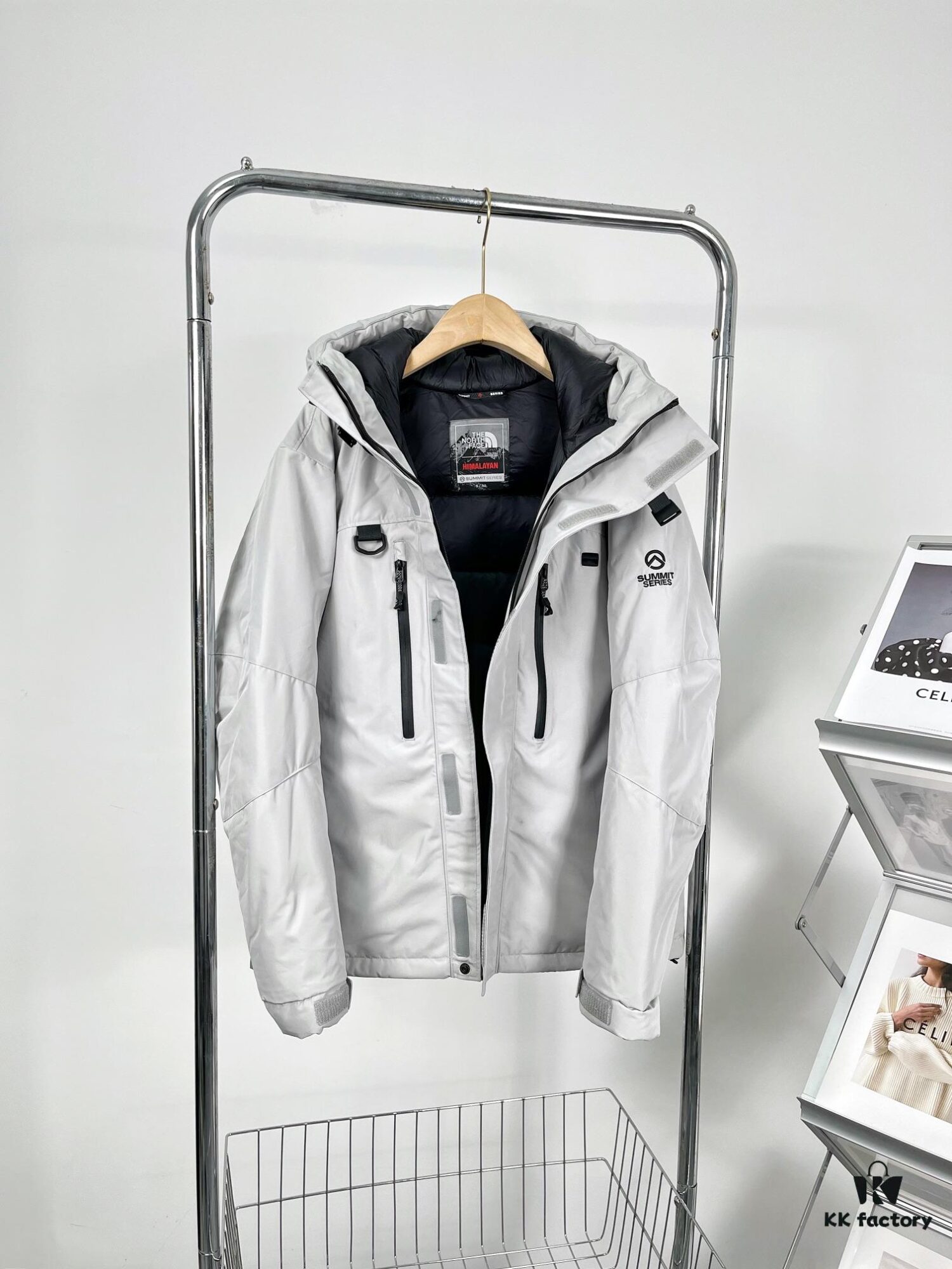 The North Face TNF Himalayan Summit Down Jacket with Dual Zippers