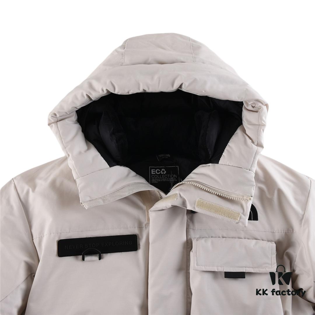 High-End Version Korean The North Face TNF Workwear Hooded Insulated Down Jacket