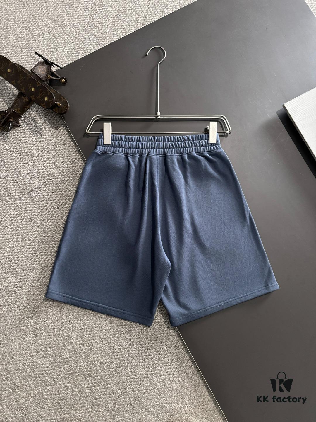 High-End CANADA GOOSE 2025 Spring/Summer New Casual Elastic Waist Loose Dyed Short Pants