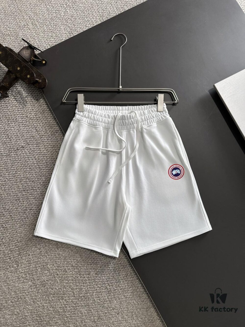 CANADA GOOSE 2025 Spring/Summer New Arrival Casual Loose Solid Color Shorts with Elastic Waistband